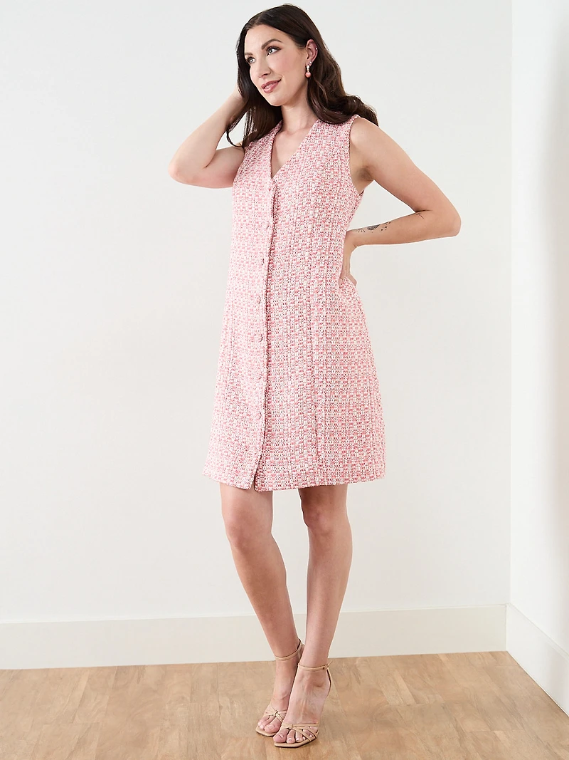 Tweed A-Line Dress