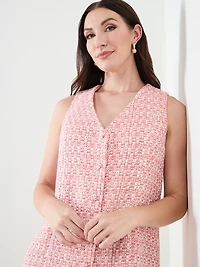 Tweed A-Line Dress