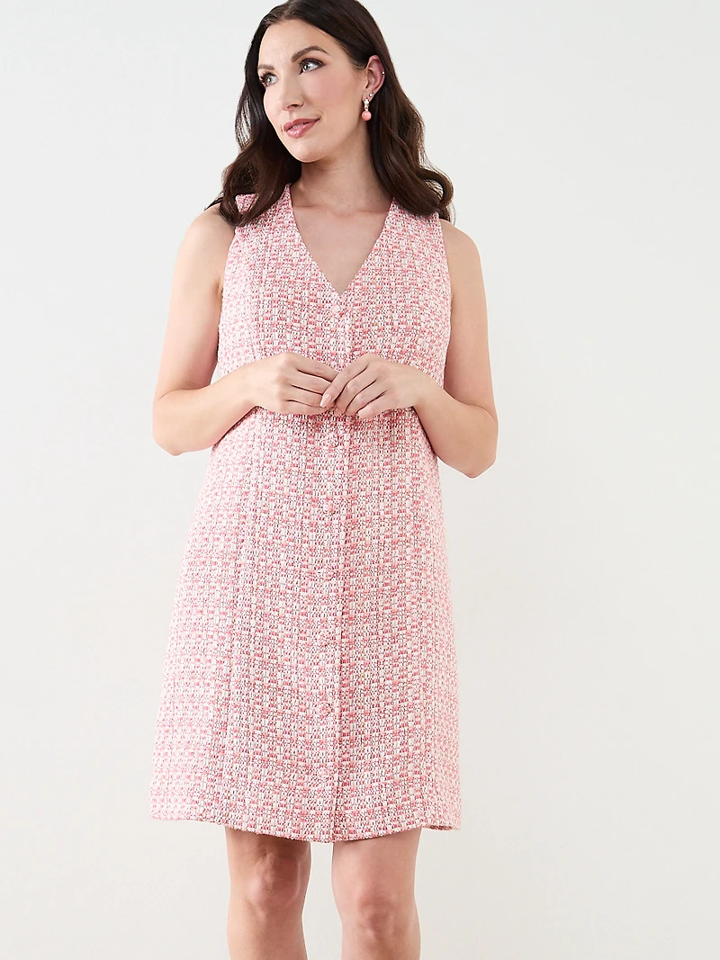 Tweed A-Line Dress