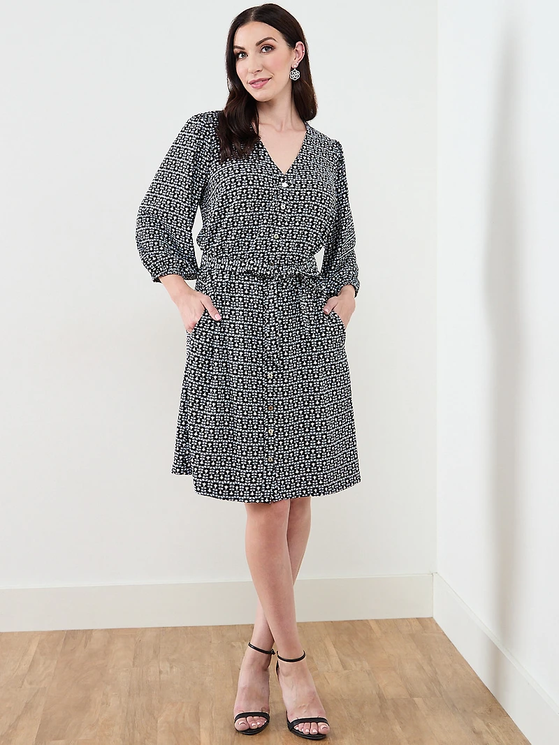Button Front Dress