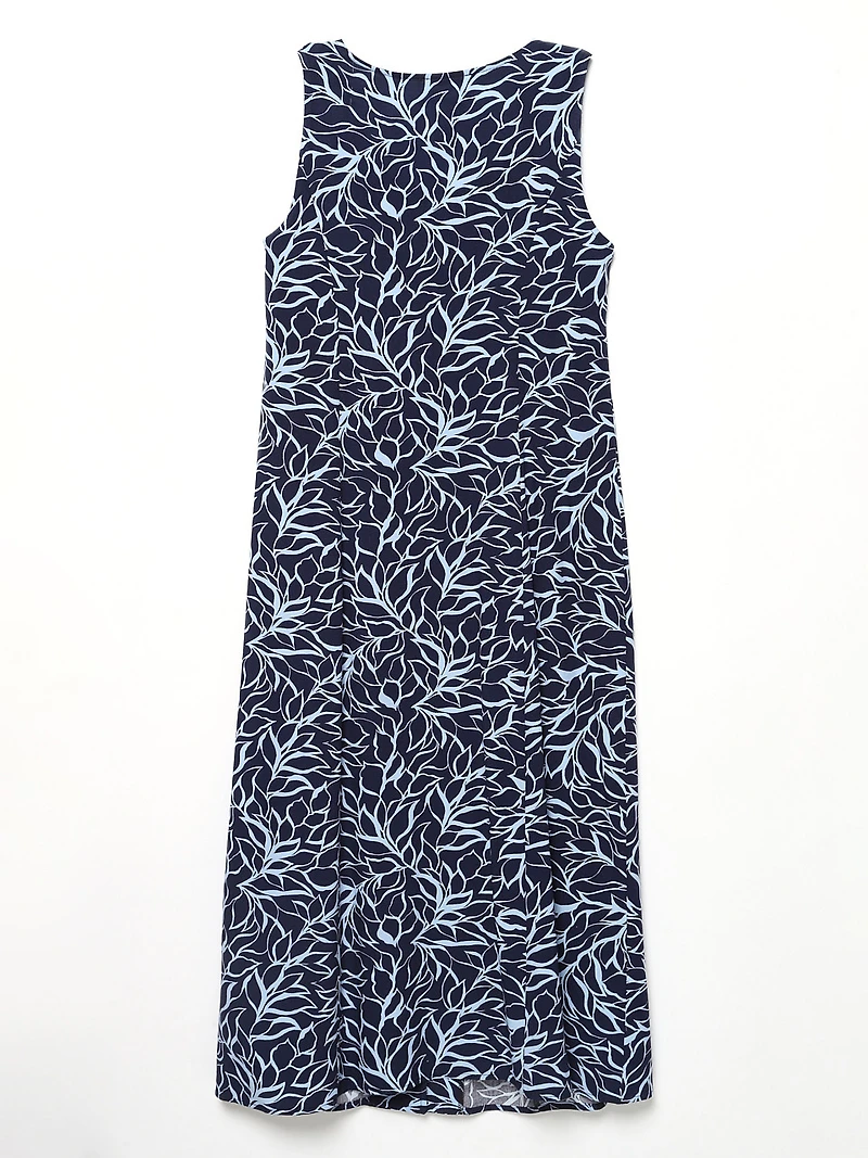 Button Front Midi Dress