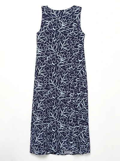 Button Front Midi Dress