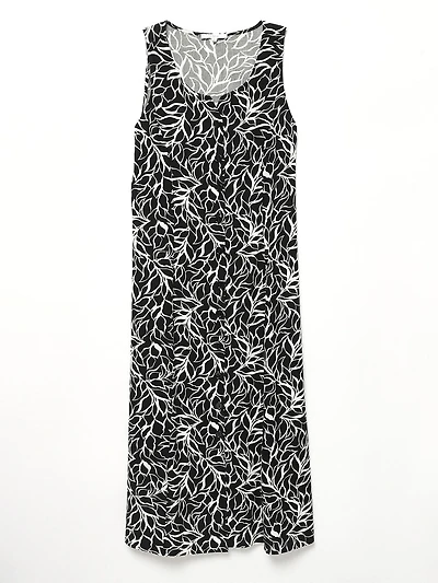 Button Front Midi-Dress