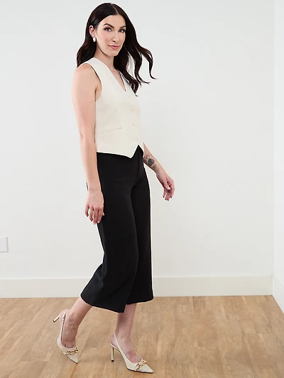 Button Front Vest