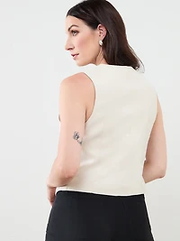 Button Front Vest
