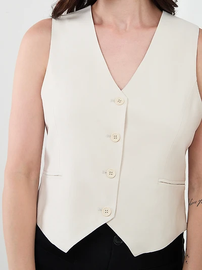 Button Front Vest