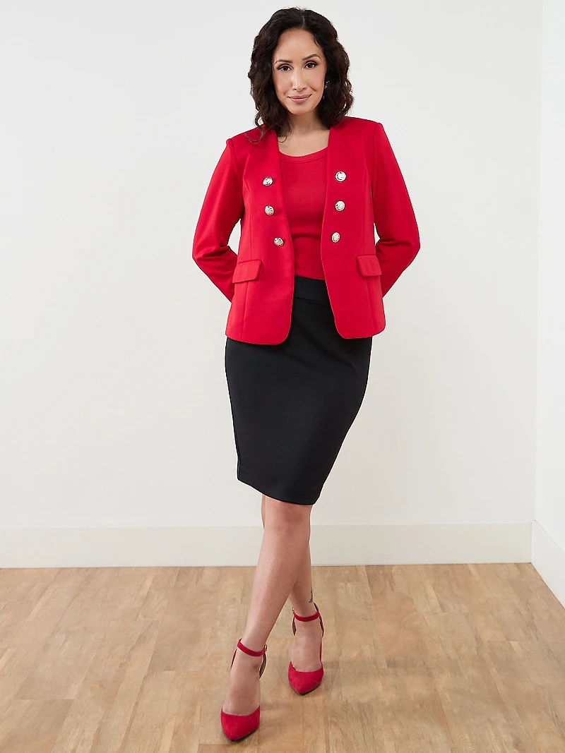 Crimson Sailor Blazer