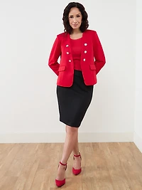 Crimson Sailor Blazer