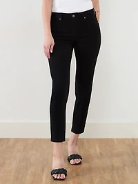 Lilly Black Wash Slim Ankle Jean