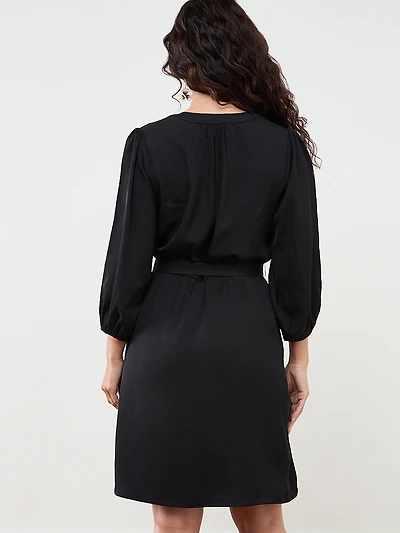 Petite Button Front Dress