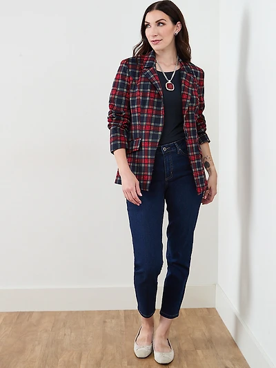 The Executive Plaid Blazer