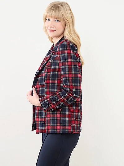 The Executive Plaid Blazer