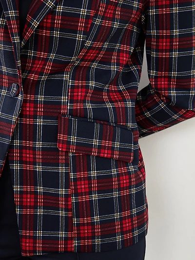 The Executive Plaid Blazer