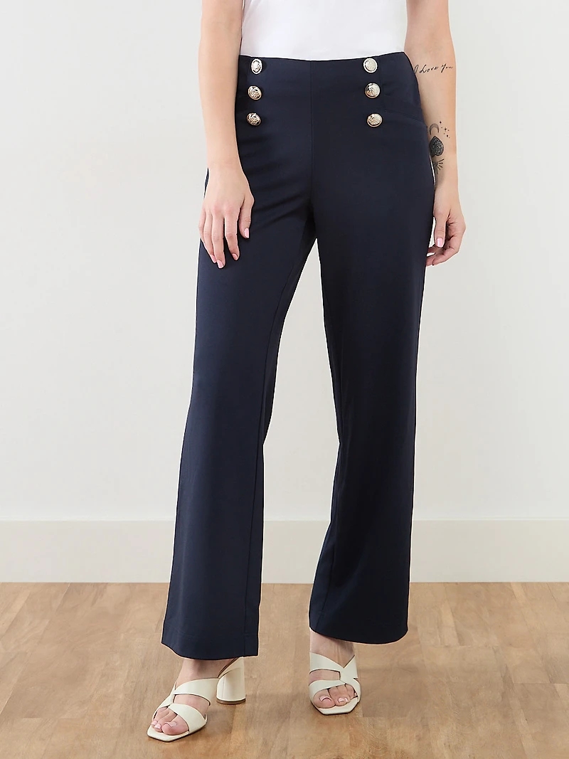 Tonia Wide-Leg Sailor Pants