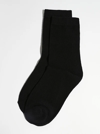 Black Crew Socks
