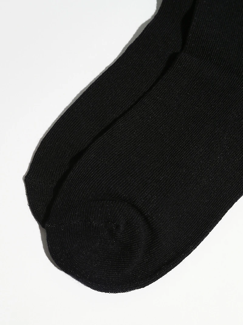 Black Crew Socks