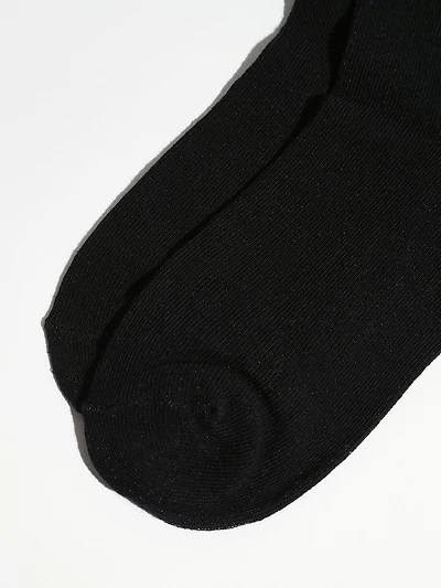 Black Crew Socks
