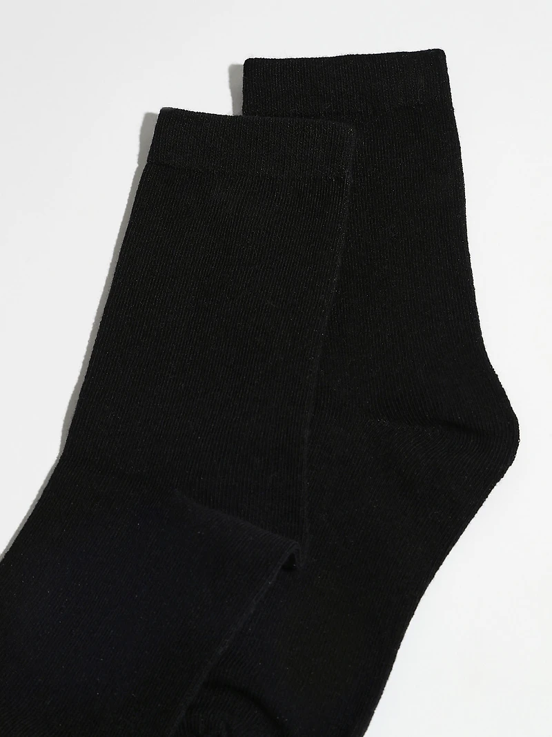 Black Crew Socks