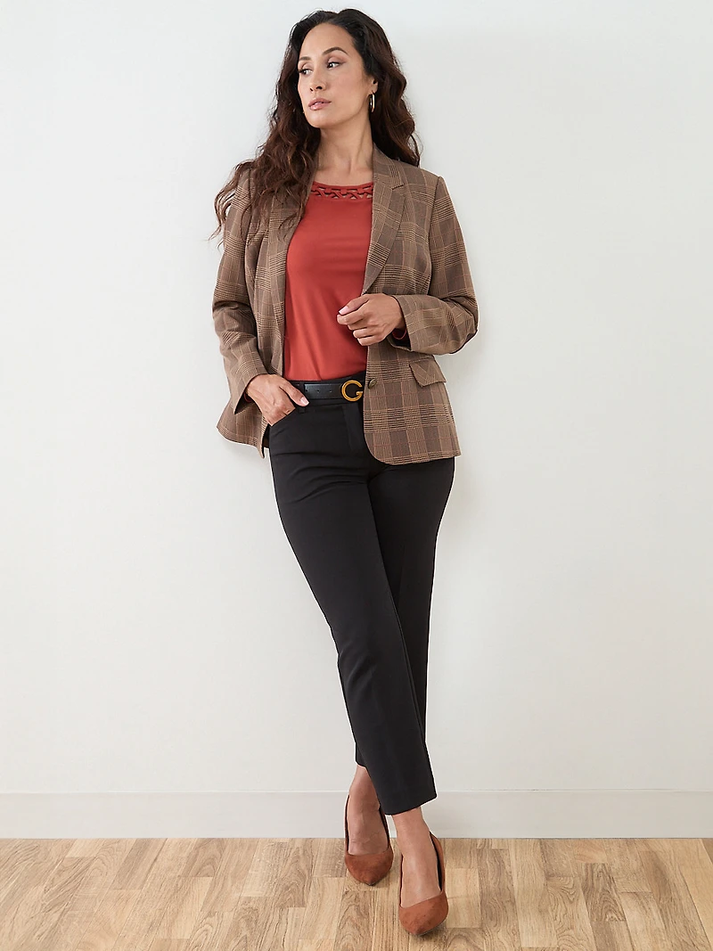 Editor's Autumn Plaid Blazer