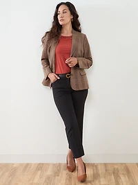 Editor's Autumn Plaid Blazer