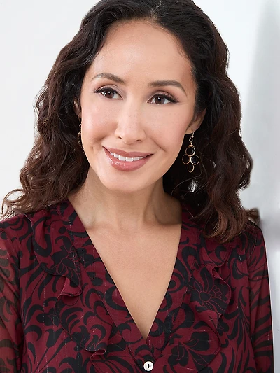 Gold & Black Stone Drop Earrings