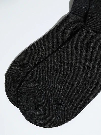 Grey Mix Crew Socks