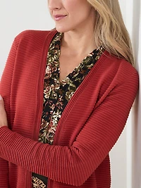 Long Sleeve Ottoman Cardigan
