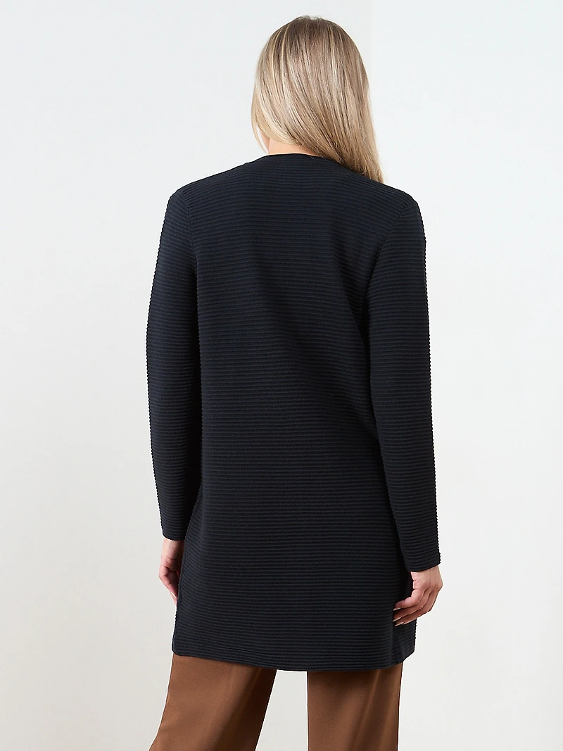 Long Sleeve Ottoman Cardigan Sweater