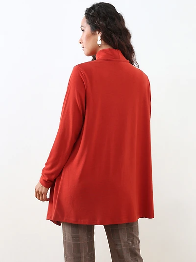 Petite Open Front Light Weight Topper