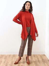 Petite Open Front Light Weight Topper