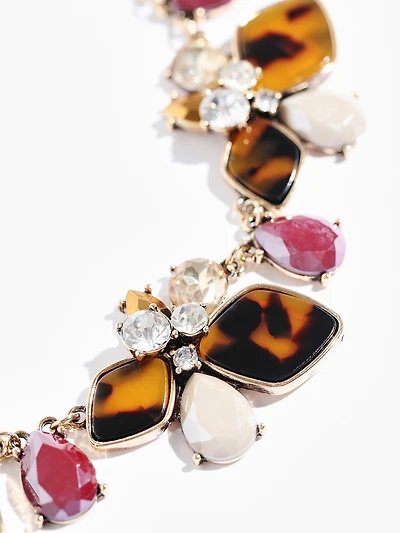 Short Gold Statement Necklace