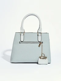 Textured Cornflower Blue Handbag