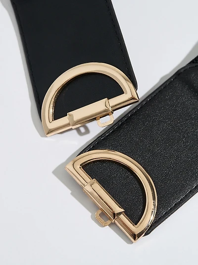 D-Buckle Stretch Belt