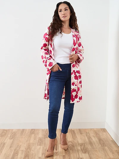 Petite Floral Print Topper