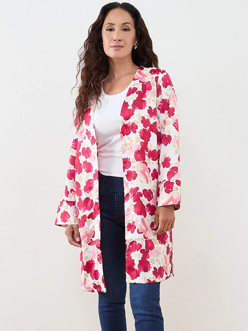 Petite Floral Print Topper