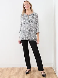 Bell Sleeve Chiffon Tunic