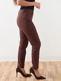 Emily Micro-Twill Slim Leg Pant