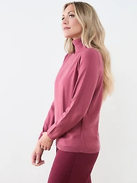 Essential Long Sleeve Soft Turtleneck Sweater