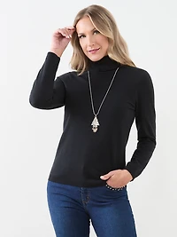 Essential Soft Knit Turtleneck Sweater