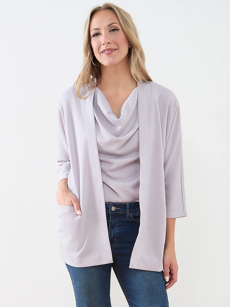 Lightweight Shimmering Cardigan