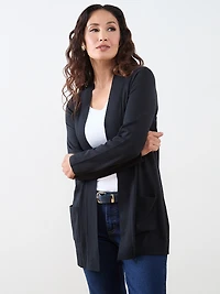 Long Sleeve Knit Cardigan with Pockets