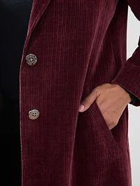 Luxe Corduroy Top- Coat