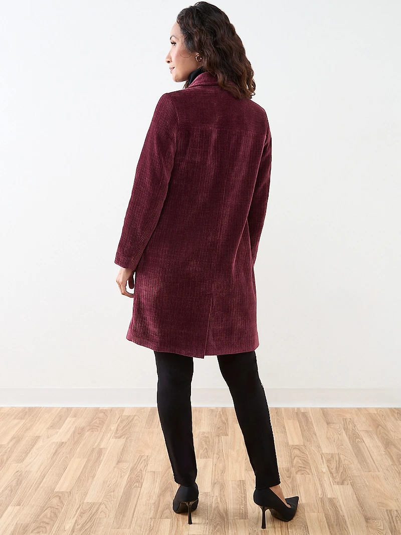 Luxe Corduroy Top- Coat