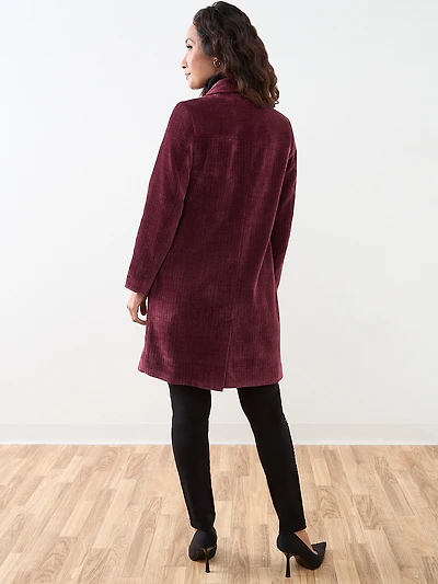 Luxe Corduroy Top- Coat
