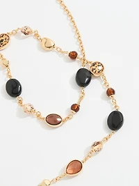 Gold Multi-Bead Necklace