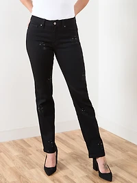 Oliva Sparkle Flower Denim