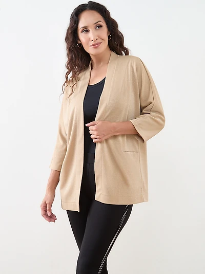 Petite Lightweight Shimmer Cardigan