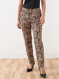 Quinn Animal Print Ponte Pant
