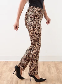 Quinn Animal Print Ponte Pant