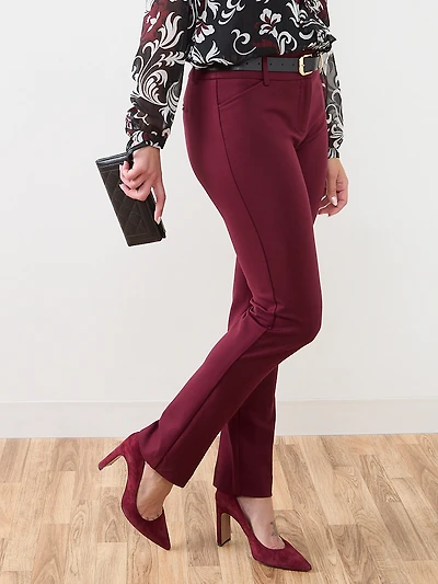 Quinn Ponte Slim Leg Pant